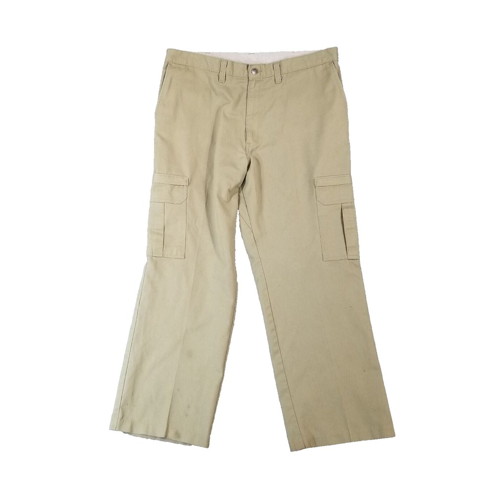 Dickies cargo pants men's 38x30 beige outdoor workwear Urban street skate